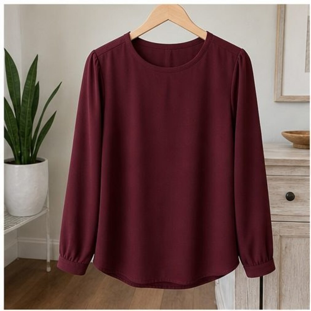 Burgundy Cami Blouse